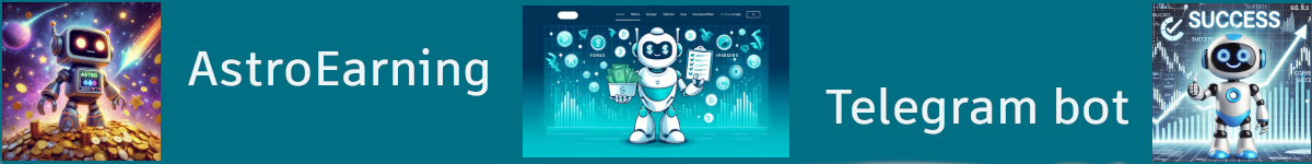 Astroearning web & telegram trading bot